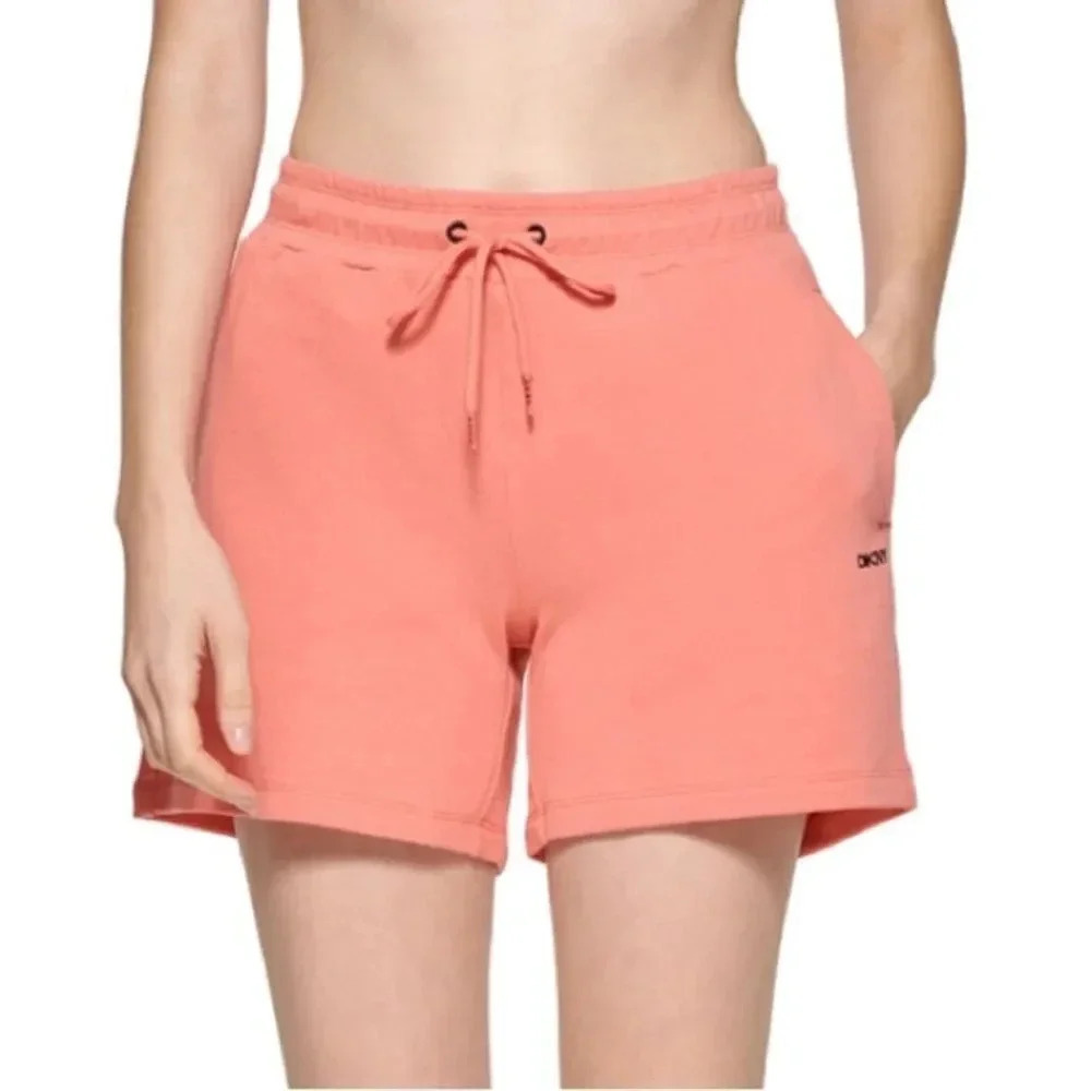 Dkny Sport Cotton Embroidered Logo Shorts BRAND NEW WITH TAGS